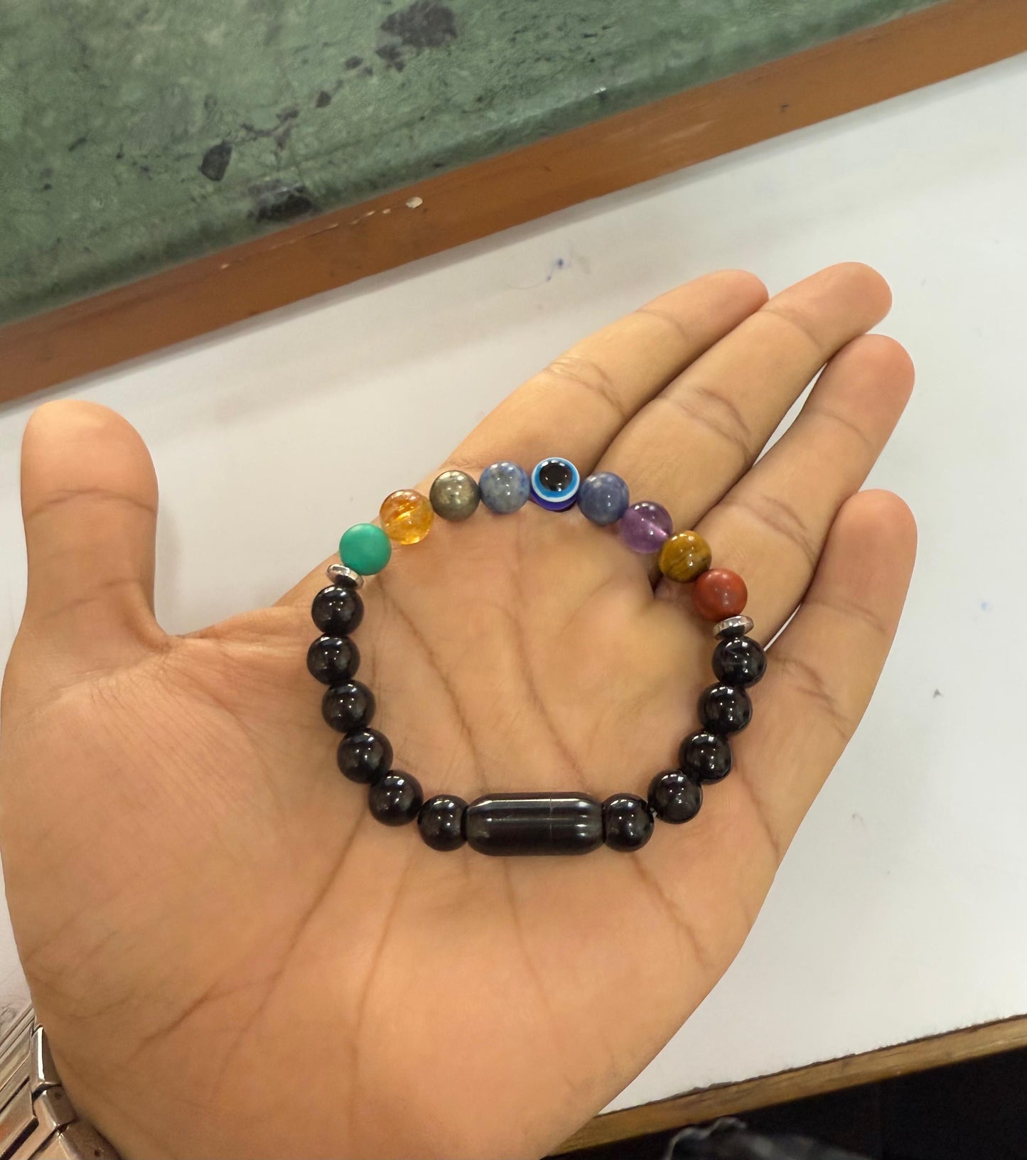 Super 9 Chakras Natural Stone Bracelet