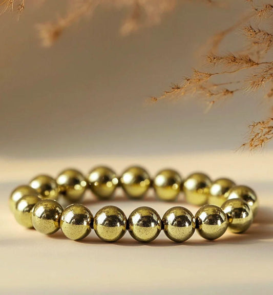 Unisex Money Magnet Pyrite Bracelet